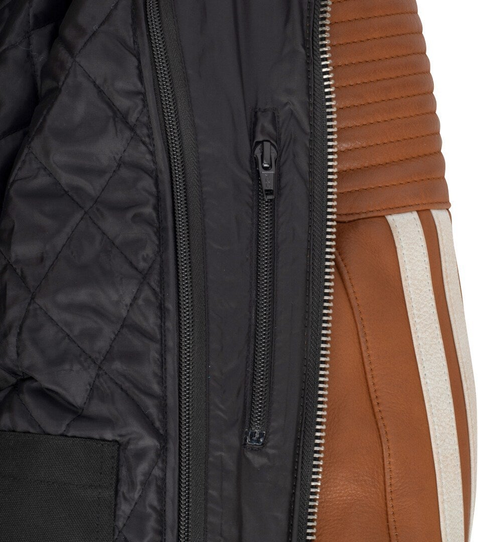Segura Orion waterproof Motorcycle Leather Jacket light brown (camel) M Figure 2