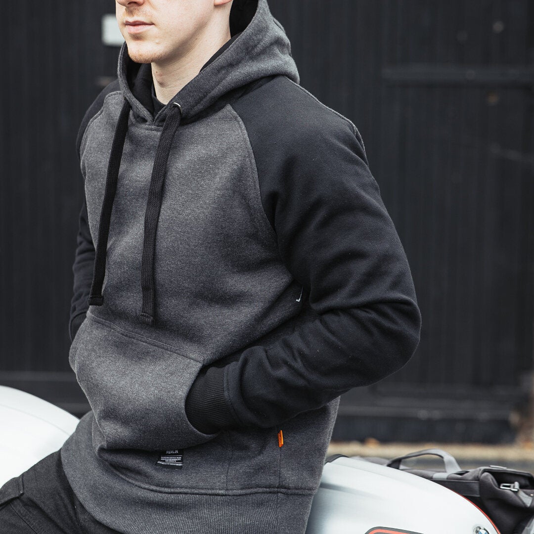 Merlin Stealth Pro D3O Sweat à capuche de moto Gris/Noir XXL Figure 6