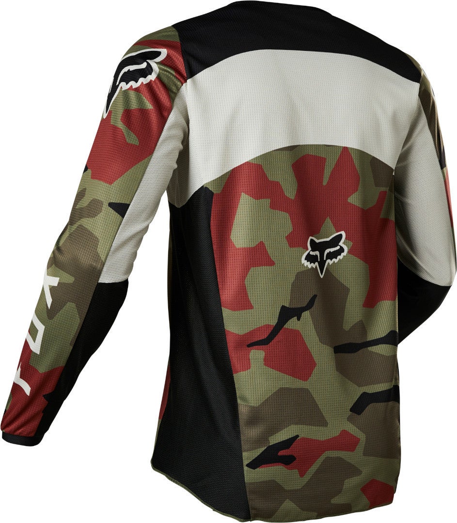 FOX 180 BNKR Motocross trøje Grøn/camouflage M Figur 2
