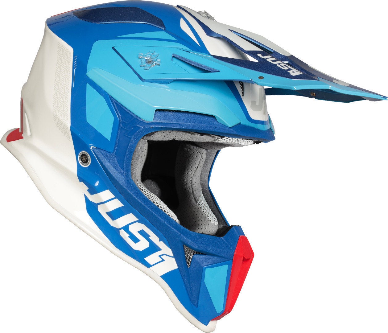 Just1 J18 Pulsar Motocross Helmet blue/red/white L (59/60) Figure 3