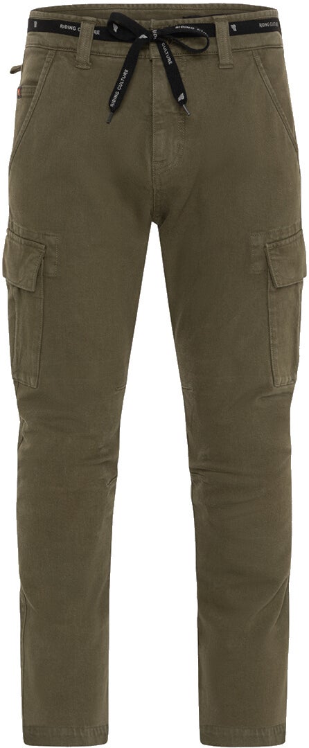 Riding Culture Cargo Pantalons textiles de moto Vert 38/32 Figure 1