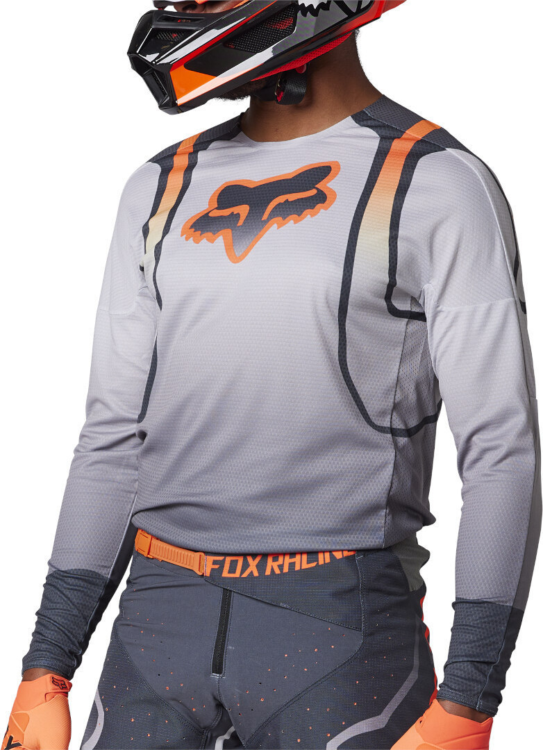 FOX 360 Vizen Motocross Jersey grau/orange L Abbildung 2