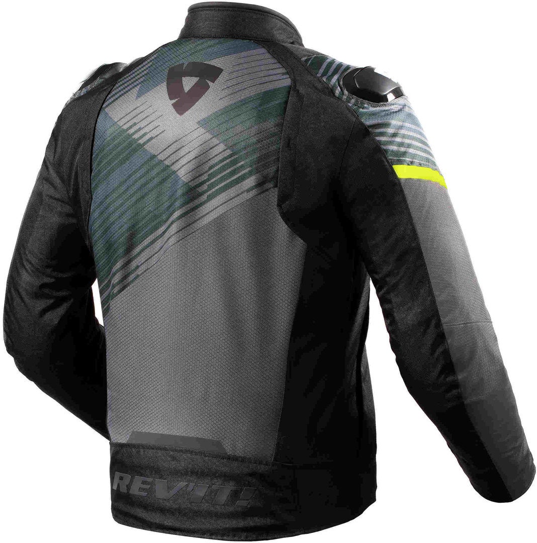 Revit Apex H2O Giacca tessile moto grigio/giallo M Figura 2