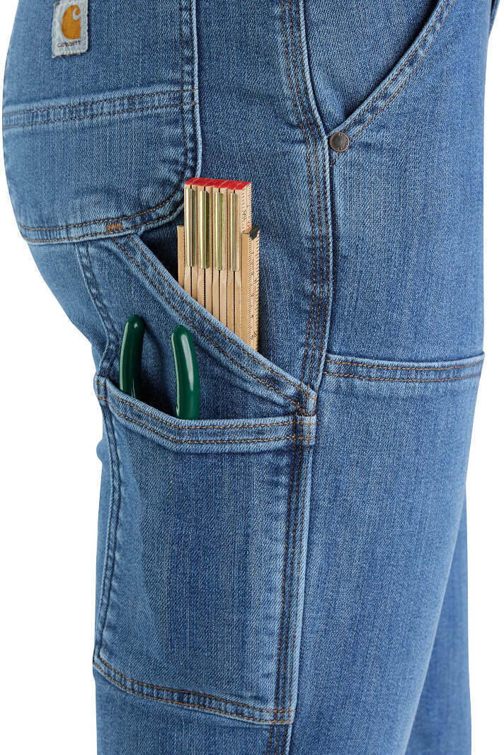 Side view of Carhartt Double Front Straight Ladies Jeans