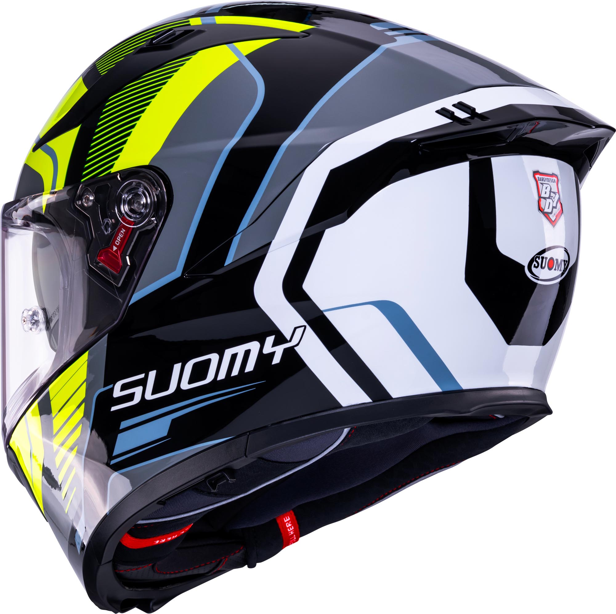 Suomy Speedstar 2 Parallax Casque noir/jaune/blanc S (55/56) Figure 3
