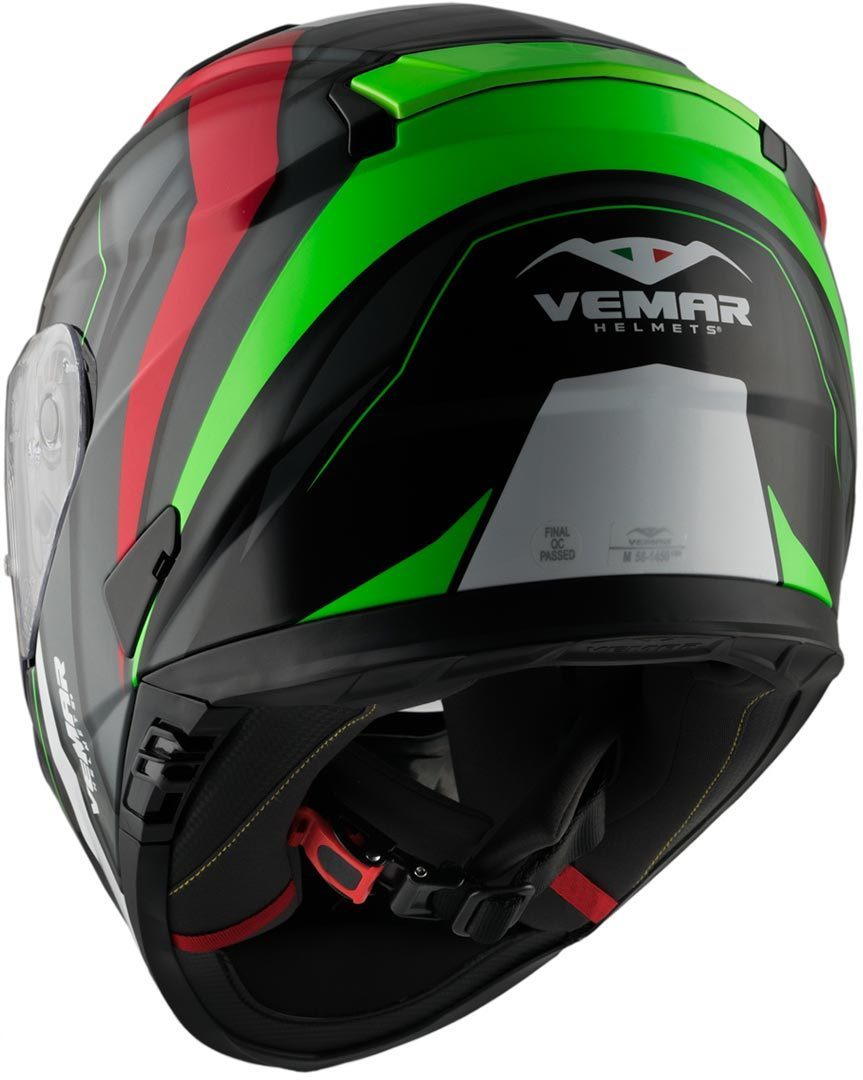 Vemar Zephir JMC Casco nero/verde/rosso M (57/58) Figura 5