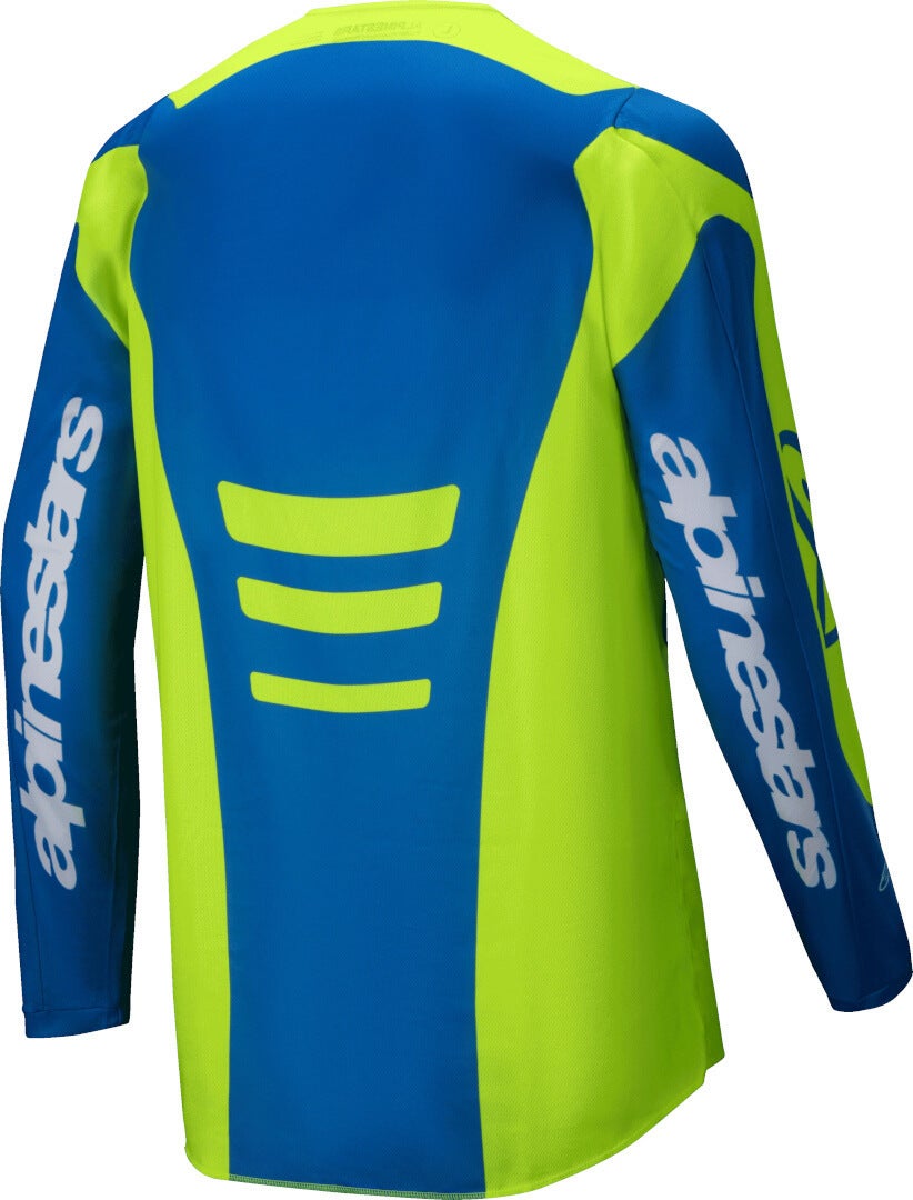 Alpinestars Fluid Haul Motocross trøje gul/blå XXL Figur 2
