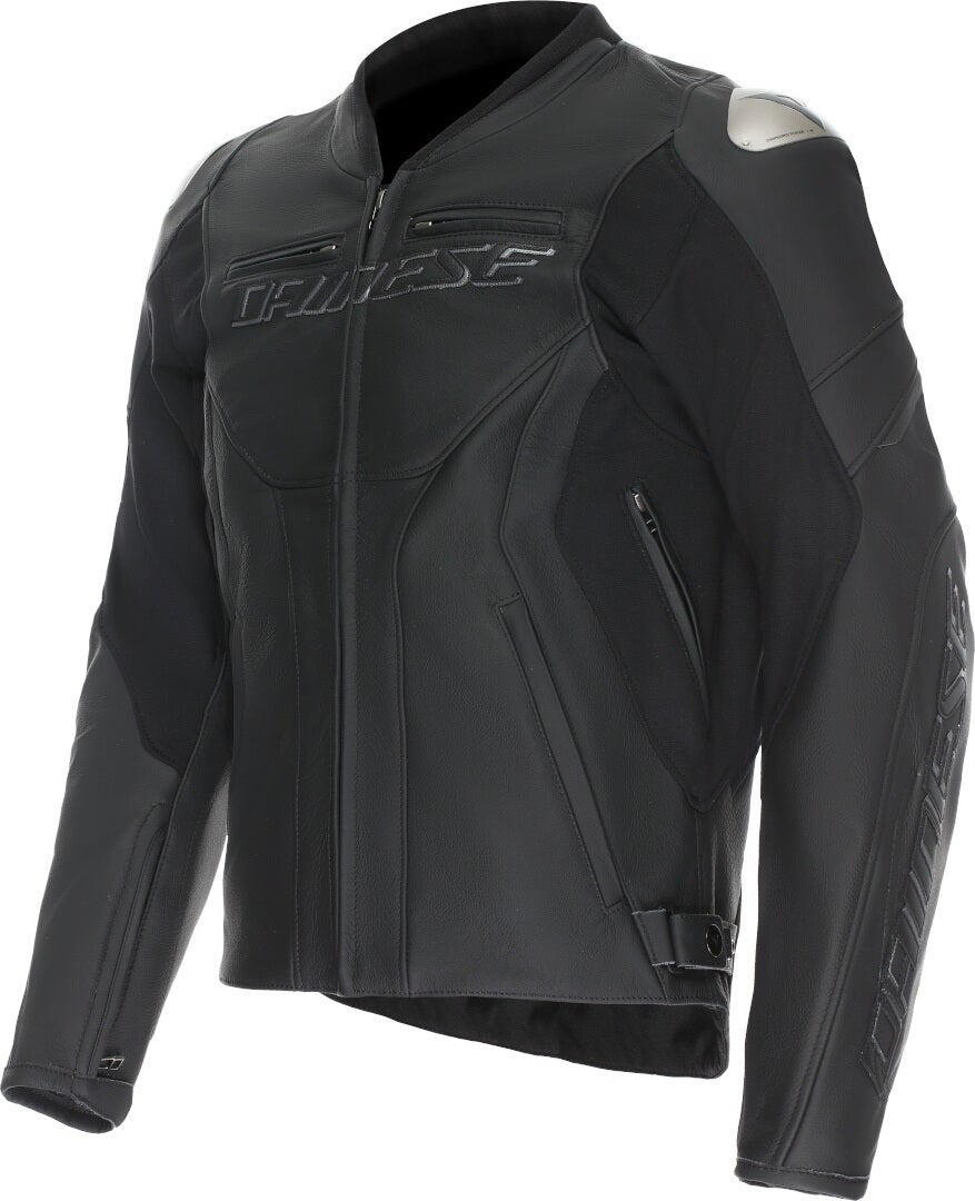 Dainese Racing 5 Motorcycle Leather Jacket black Long 55 Figure 1