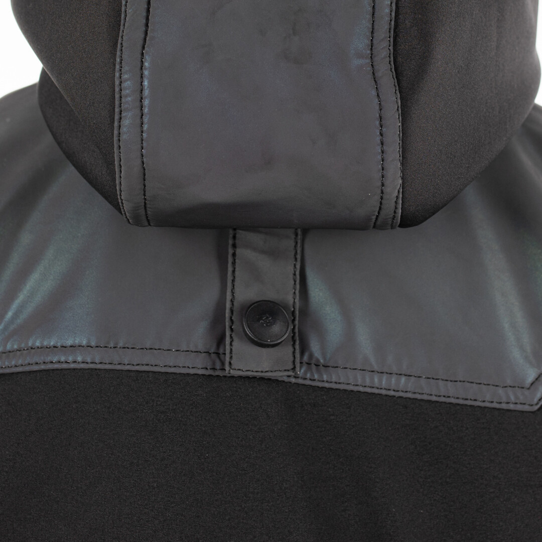 Rusty Stitches Ann Dame motorcykel tekstiljakke sort/skinnende 46 Figur 7