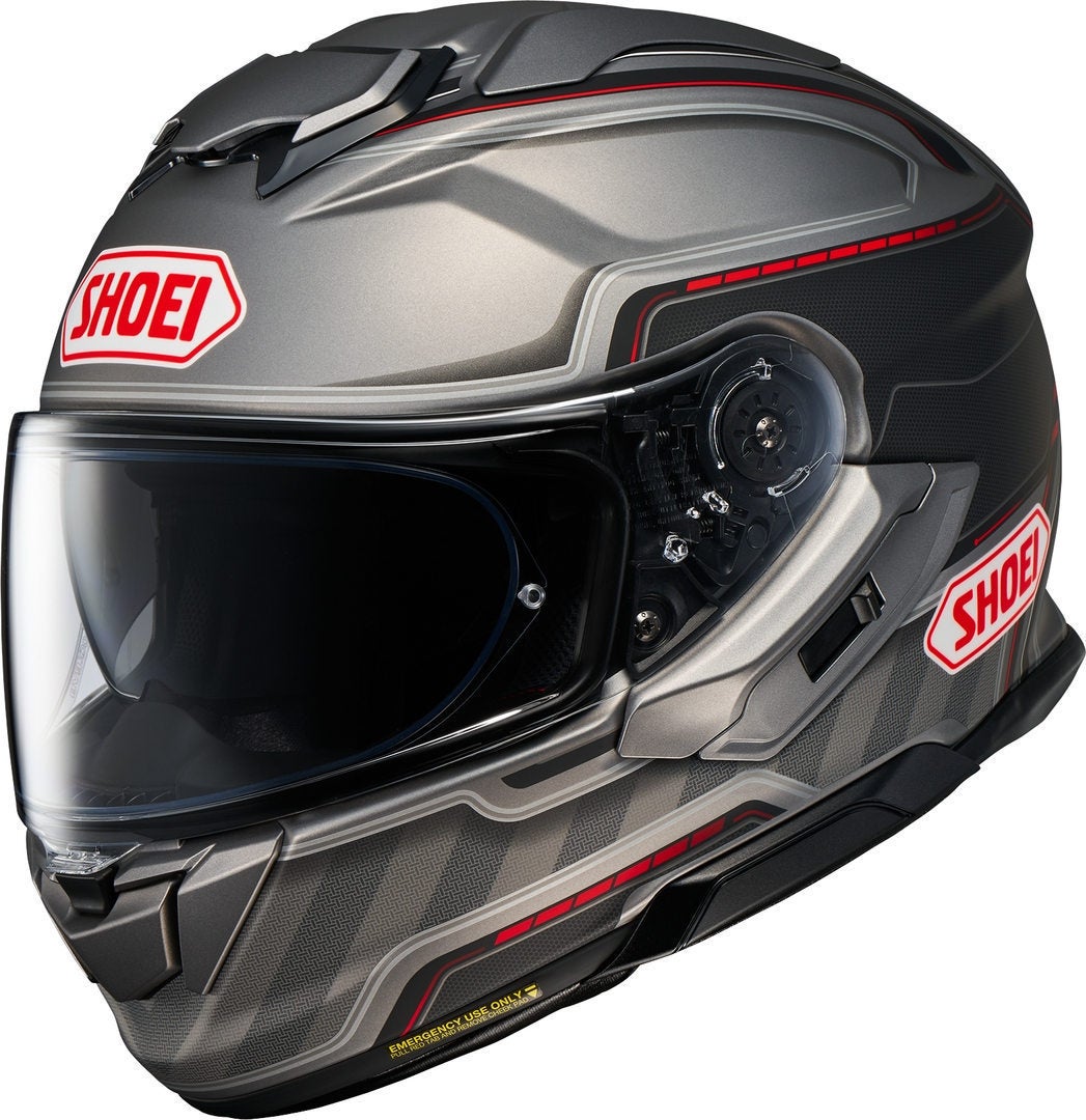 Shoei GT-Air 3 Discipline Hjelm grå/sort/rød XXL (63/64) Figur 1