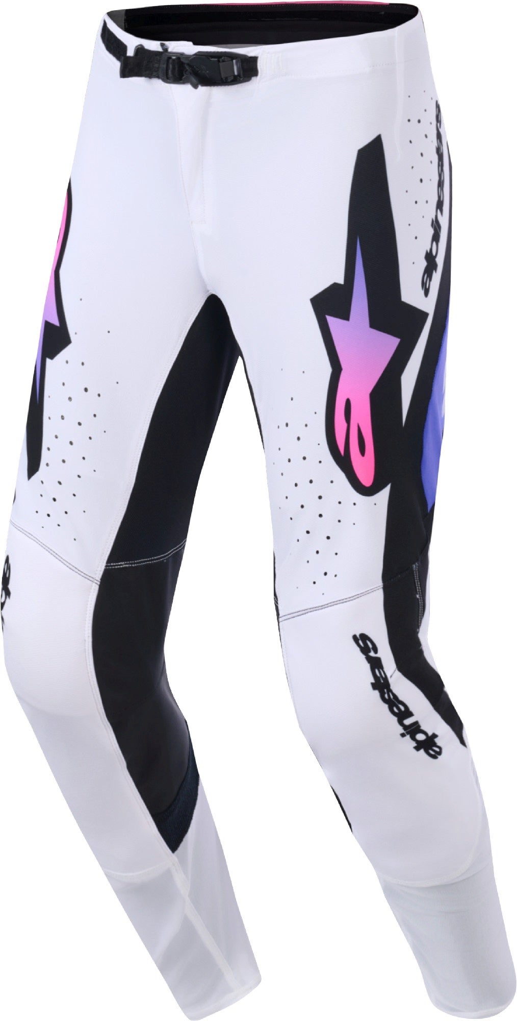 Alpinestars Supertech Pro Vista Motocross Hose weiß/lila 32 Abbildung 1