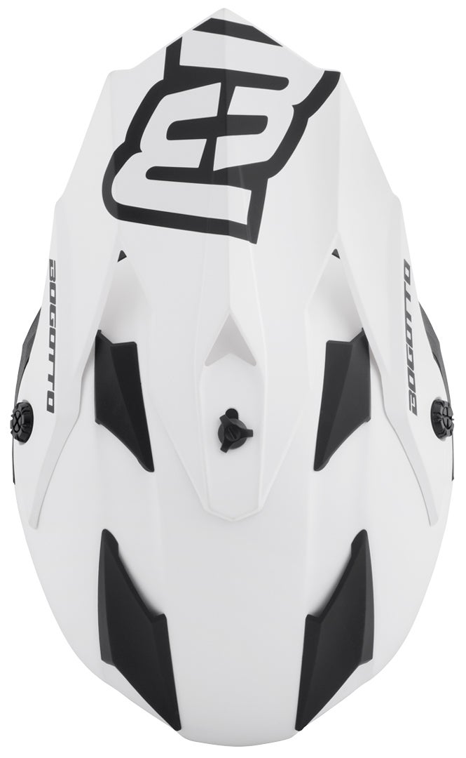 Bogotto V328 Glasfiber Motocross Hjelm hvid M Figur 5