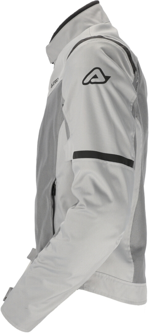 Acerbis Ramsey Vented 2.0 Mesh Motorrad Textiljacke hellgrau M Abbildung 6