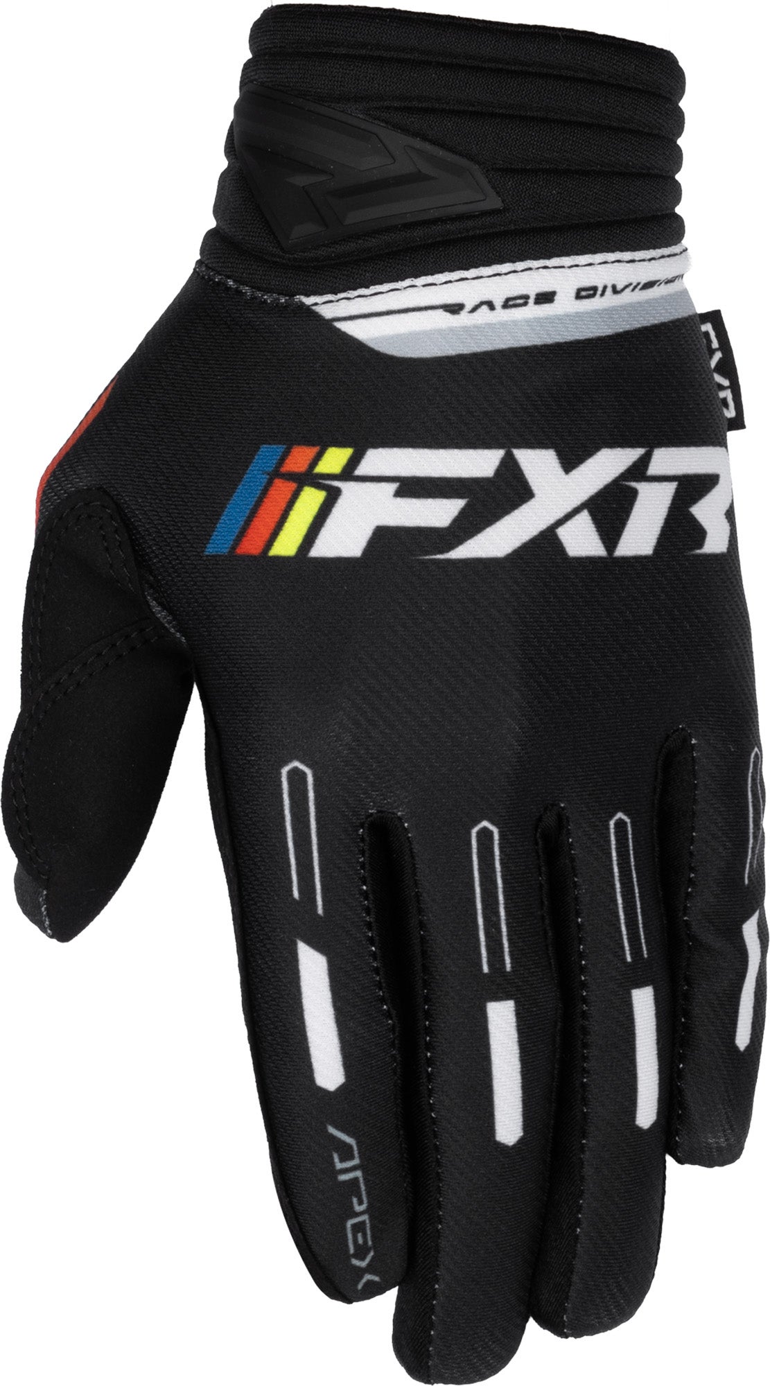 FXR Apex Motocross Gloves black/white XL Figure 1