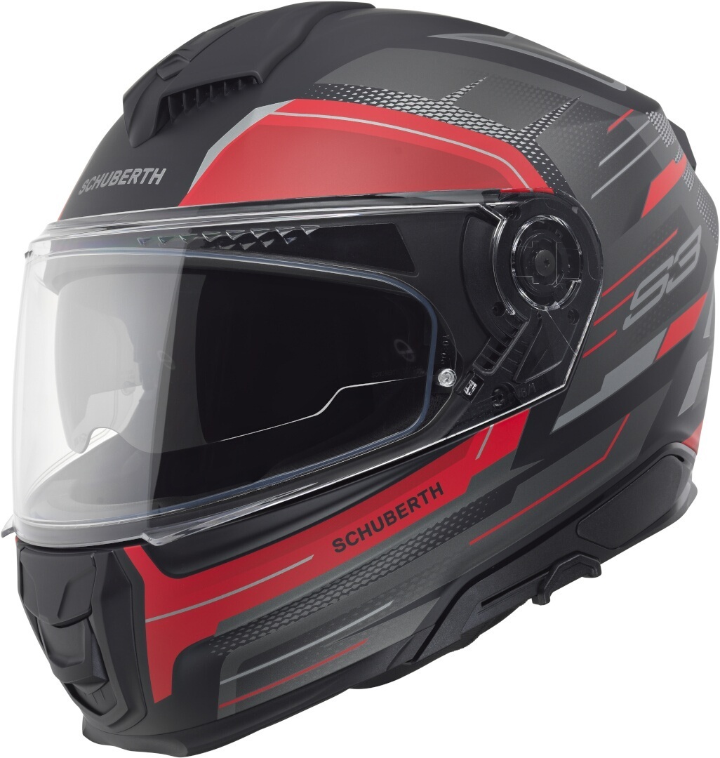 Schuberth S3 Apex Helmet anthracite matt/black/red L (59) Figure 1