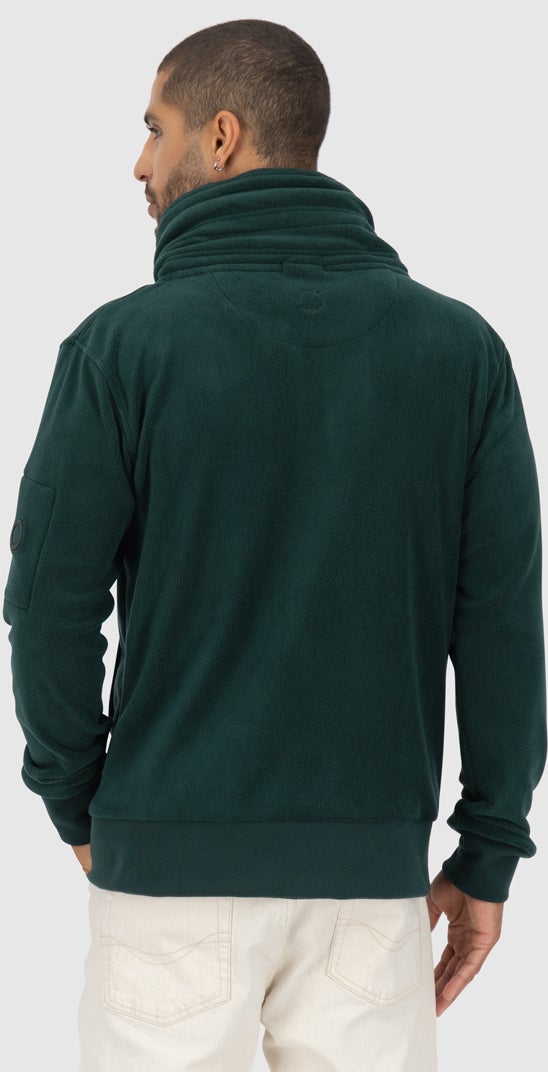 Alife And Kickin EliasAK F Fleece Zip Sweatshirt Zip Sweatshirt dark green M Figure 4