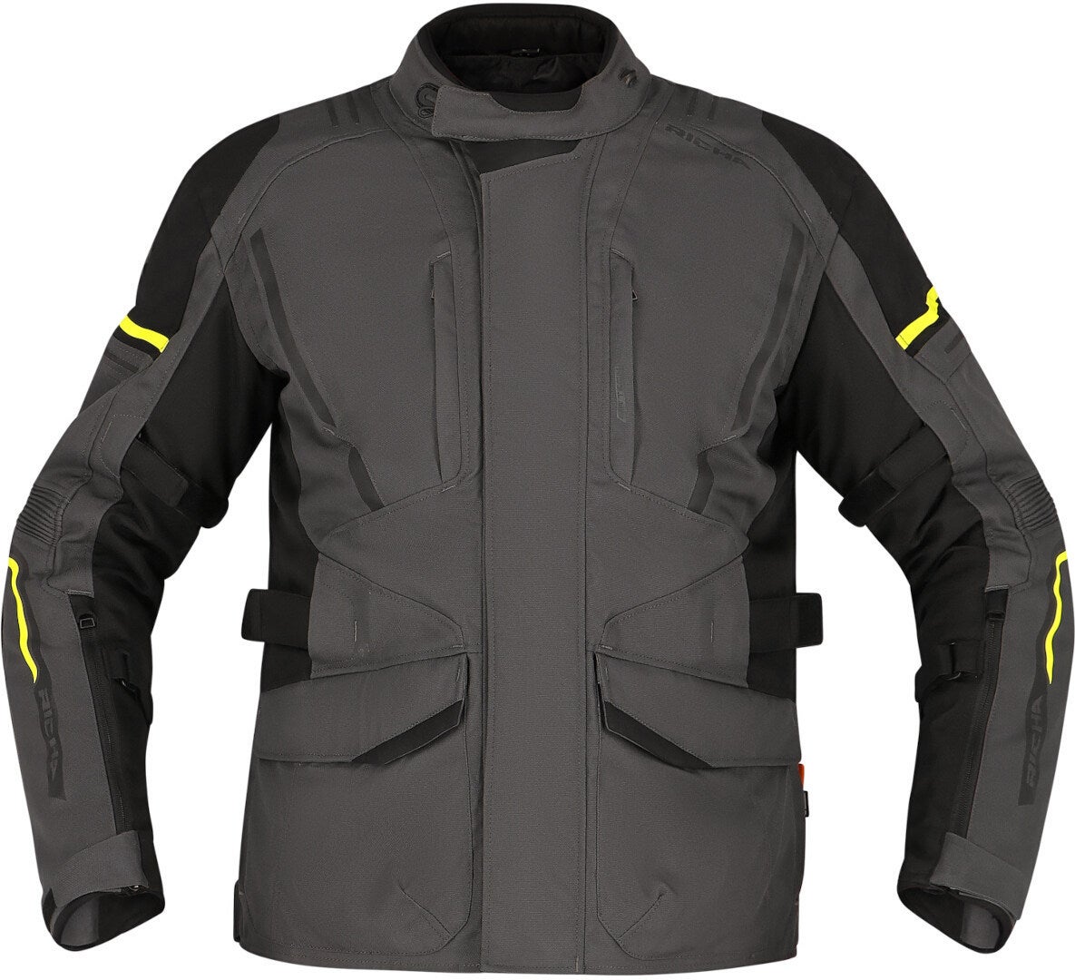 Richa Infinity 3 wasserdichte Motorrad Textiljacke dunkelgrau/schwarz/gelb XXL Abbildung 2