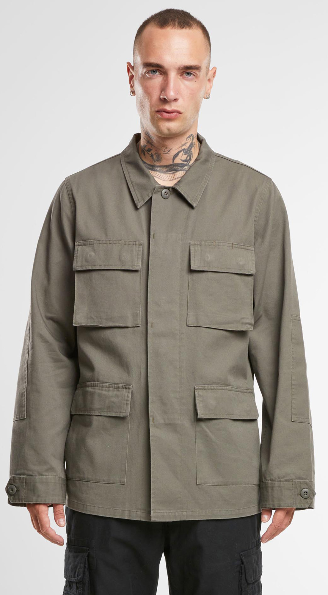 Brandit BDU Twill Jacket olive XS Figure 3