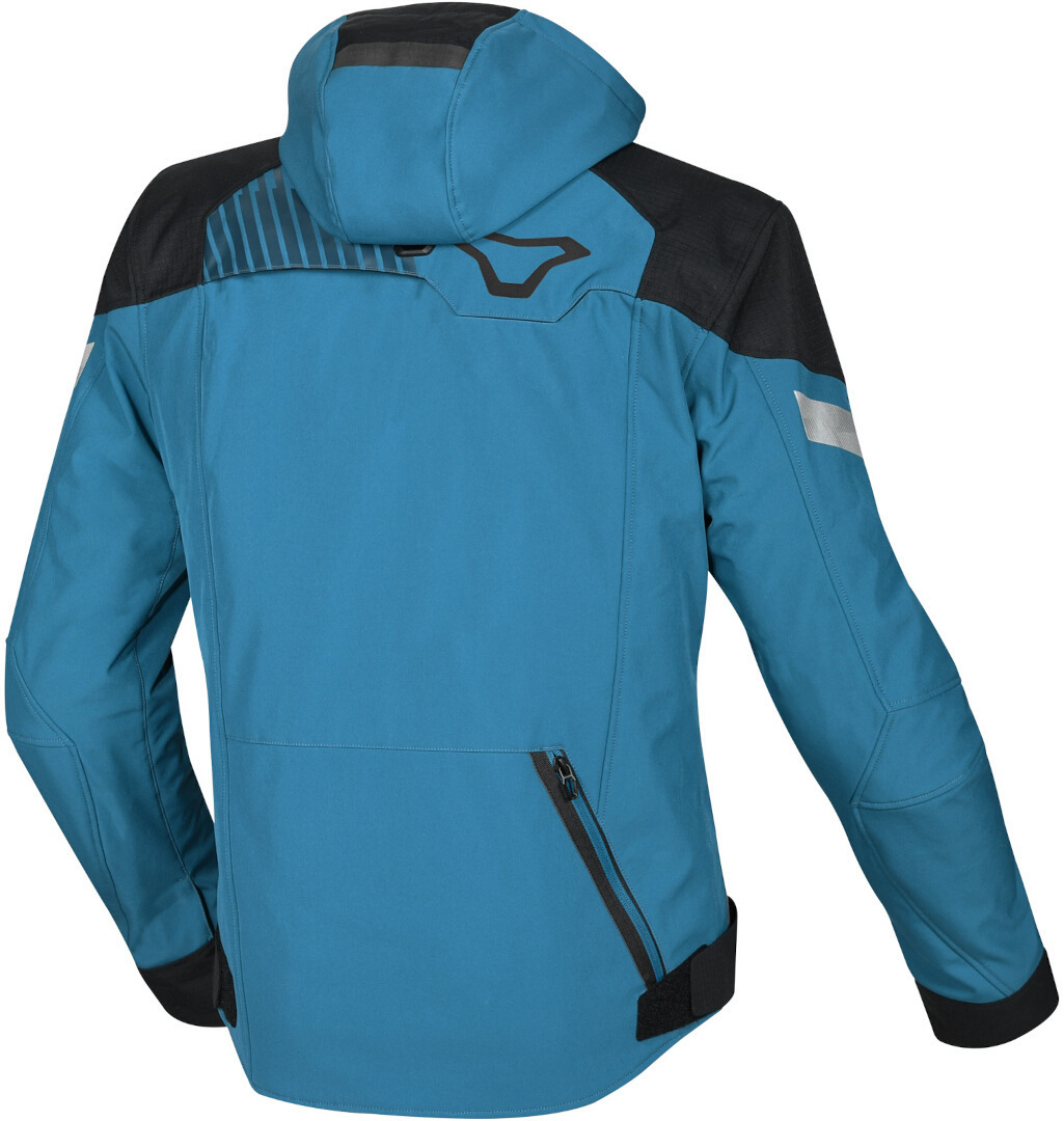 Macna Traffiq waterproof Motorcycle Textile Jacket blue/black M Figure 2