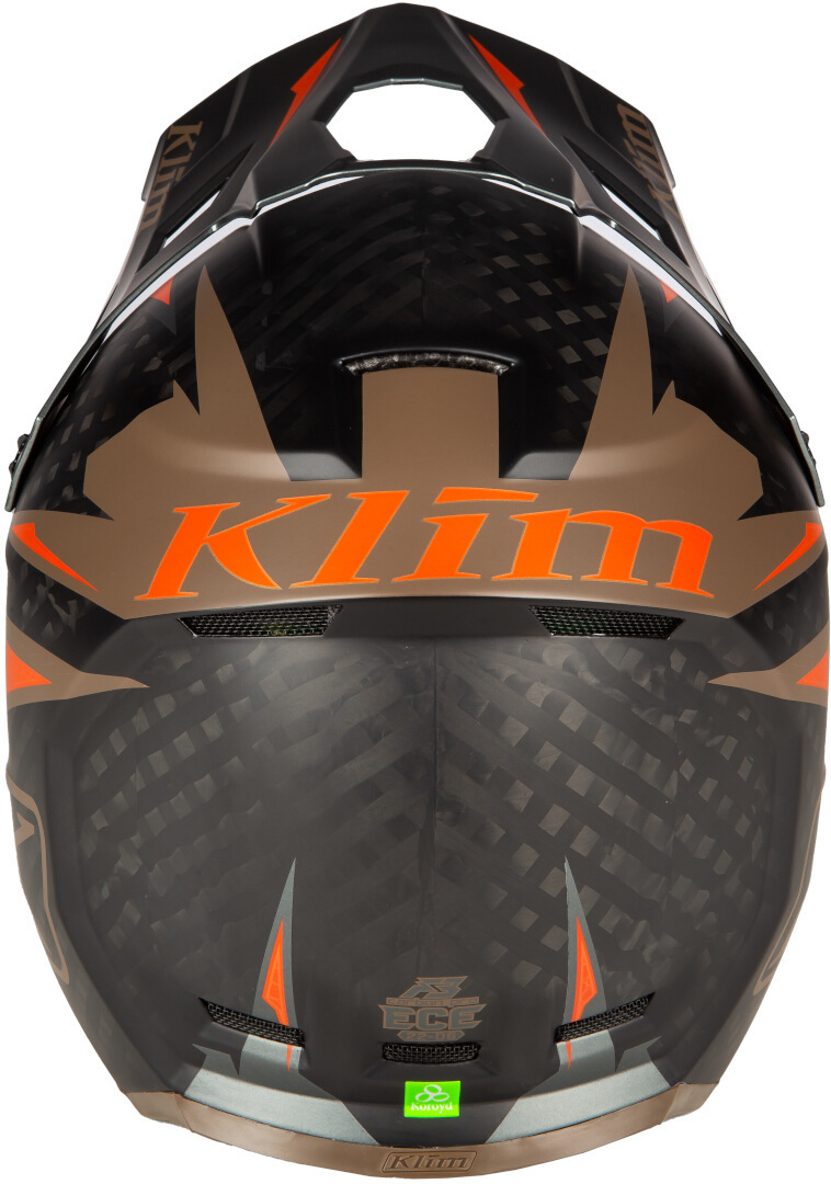 Klim F3 Carbon Pro Cască de motocross Maro/Negru L (58/59) Figura 4