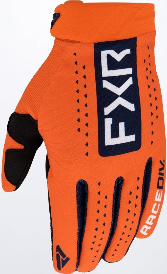 FXR Reflex Motocross Gloves orange/blue XL Figure 1
