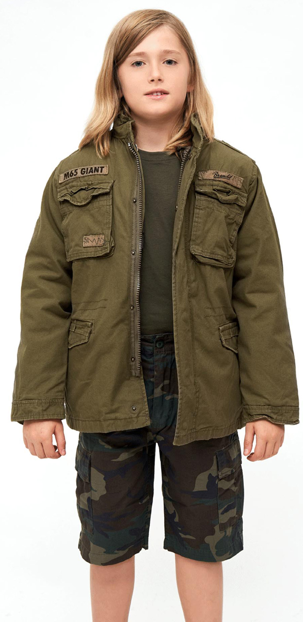 Brandit M65 Giant Kids Jacket olive 146-152 Figure 7