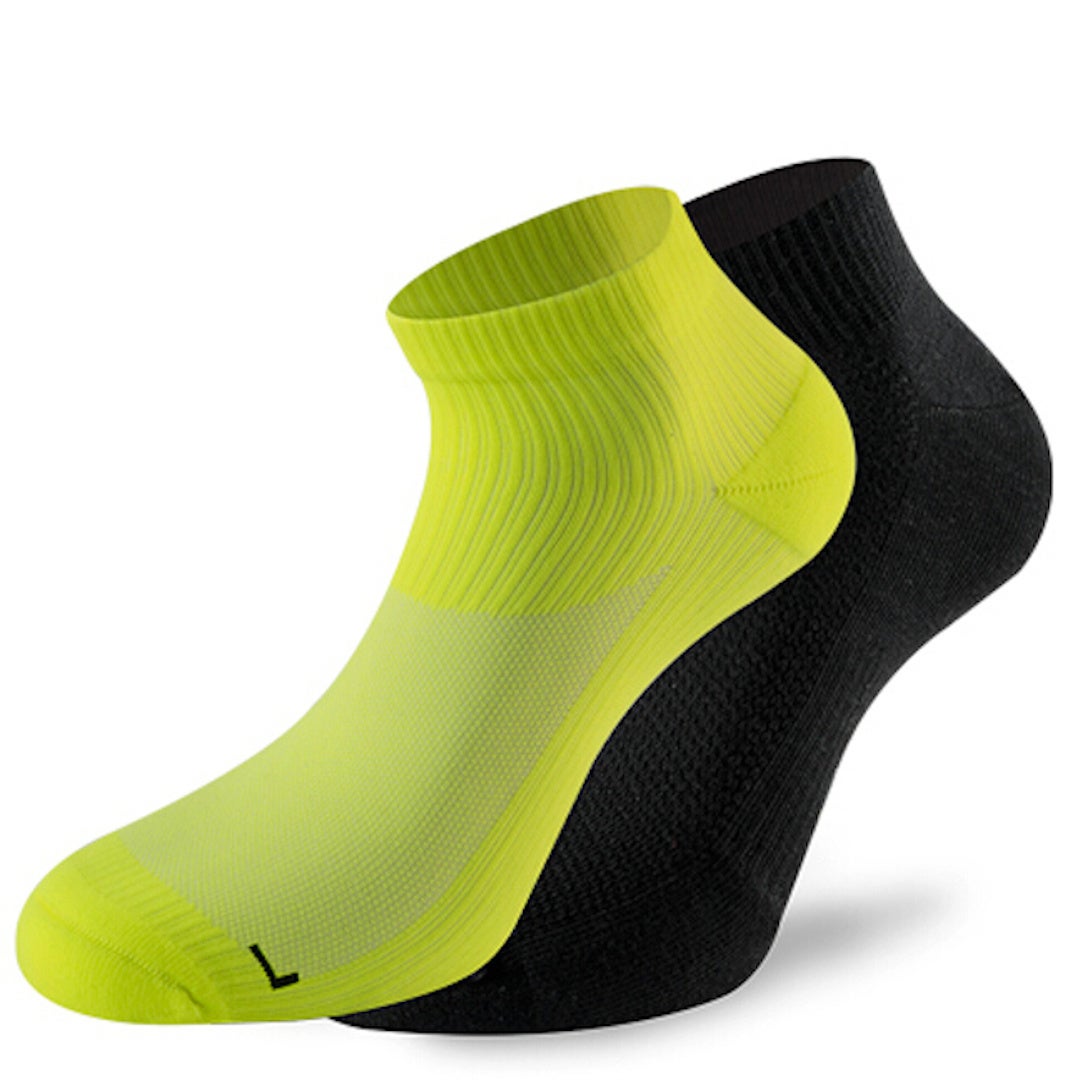 Lenz 3.0 Running Calzini nero/giallo neon 45-47 Figura 1