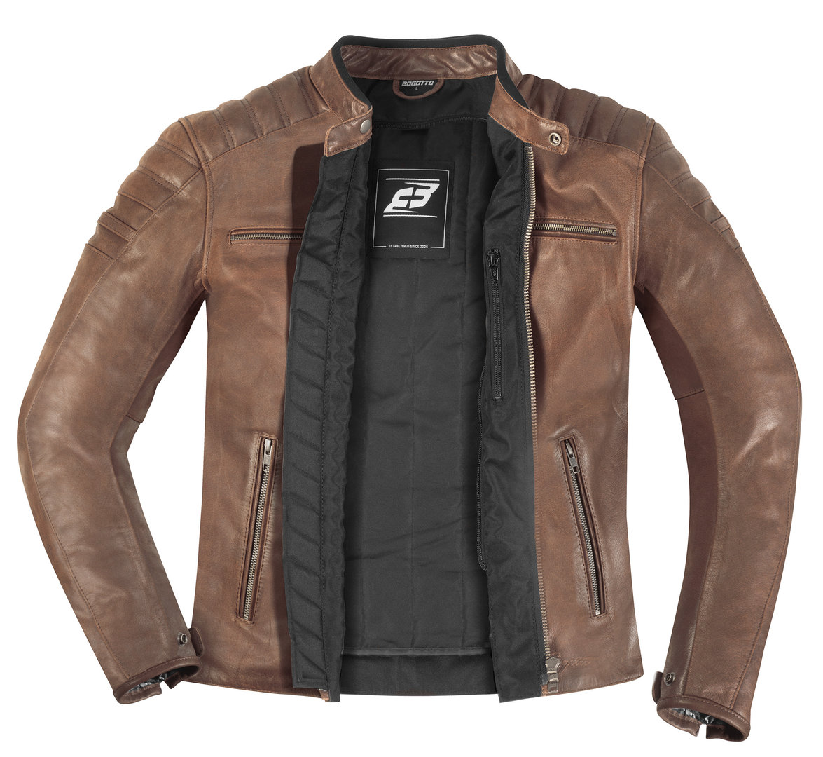 Bogotto B-Nimble Motorcycle Leather Jacket brown 48 Figure 6