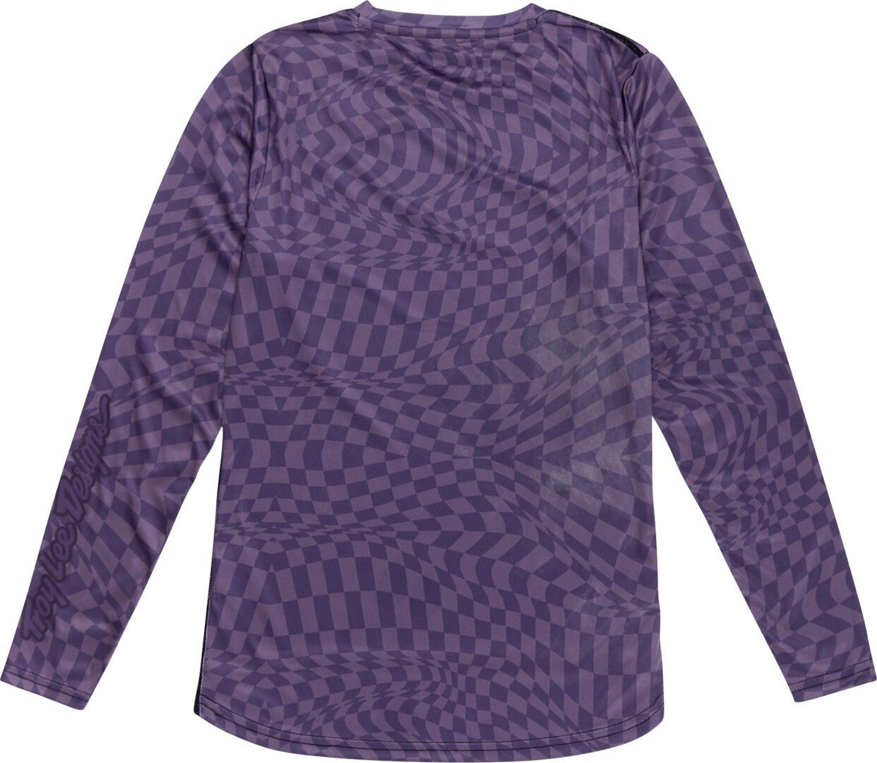Troy Lee Designs Lilium LS Twisted Checkers Ladies Bicycle Jersey purple L Figure 4
