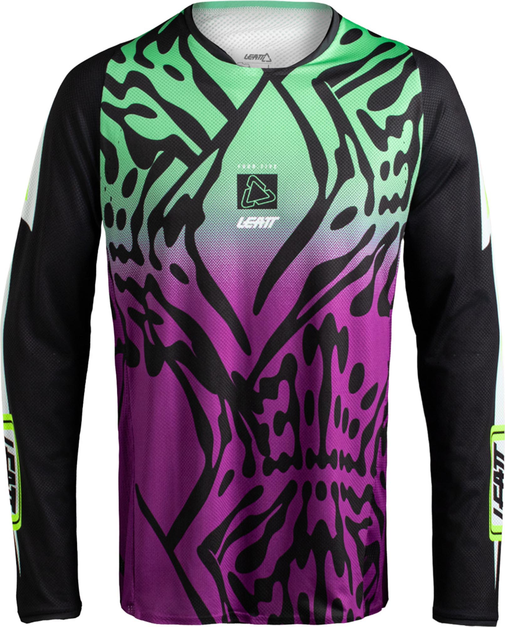 Leatt Moto 4.5 Lite Motocross Jersey purple/turquoise L Figure 1