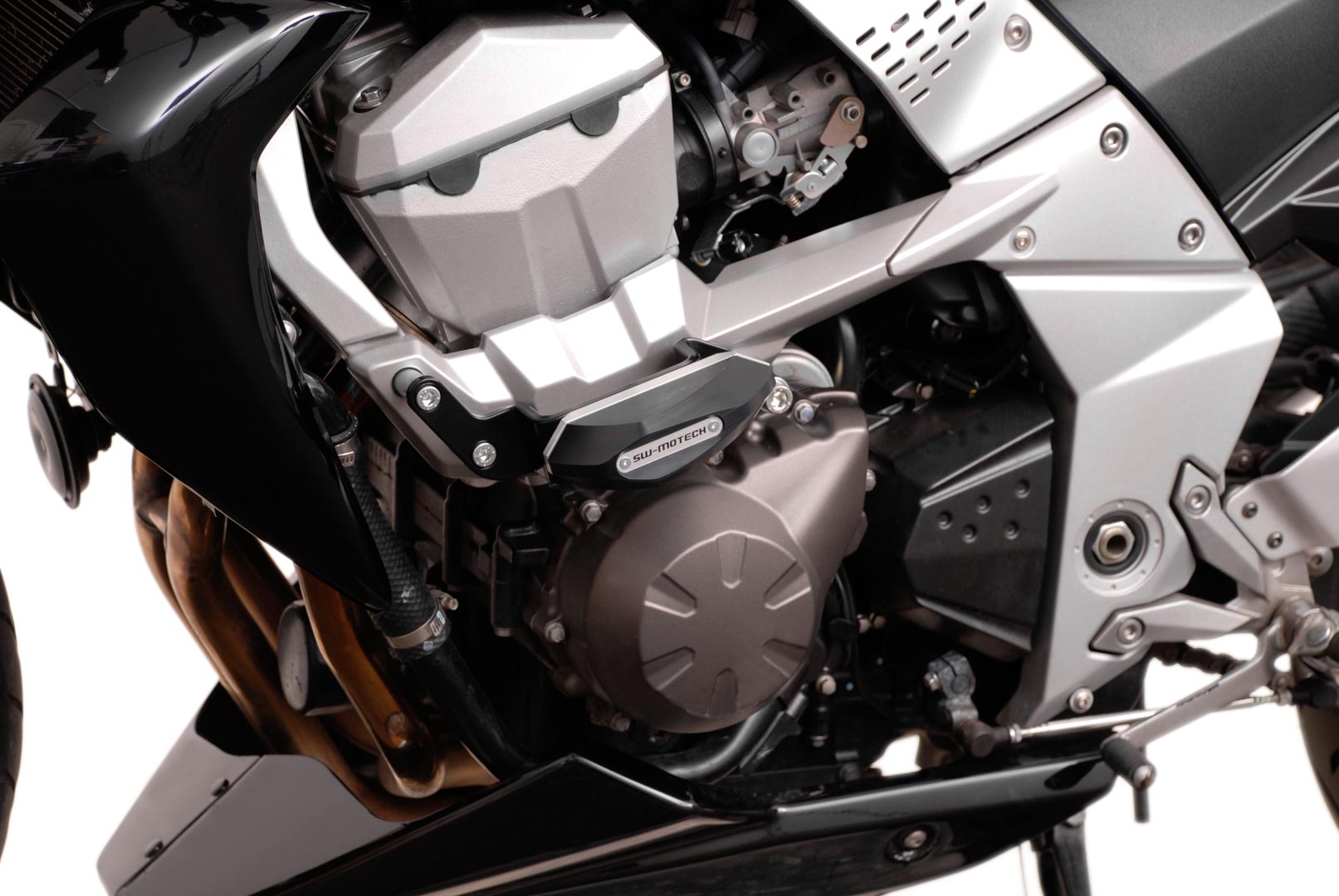 Kit SW-Motech Frame slider - Negru. Kawasaki Z750 (07-12) Z750R (11-12). Figura 2