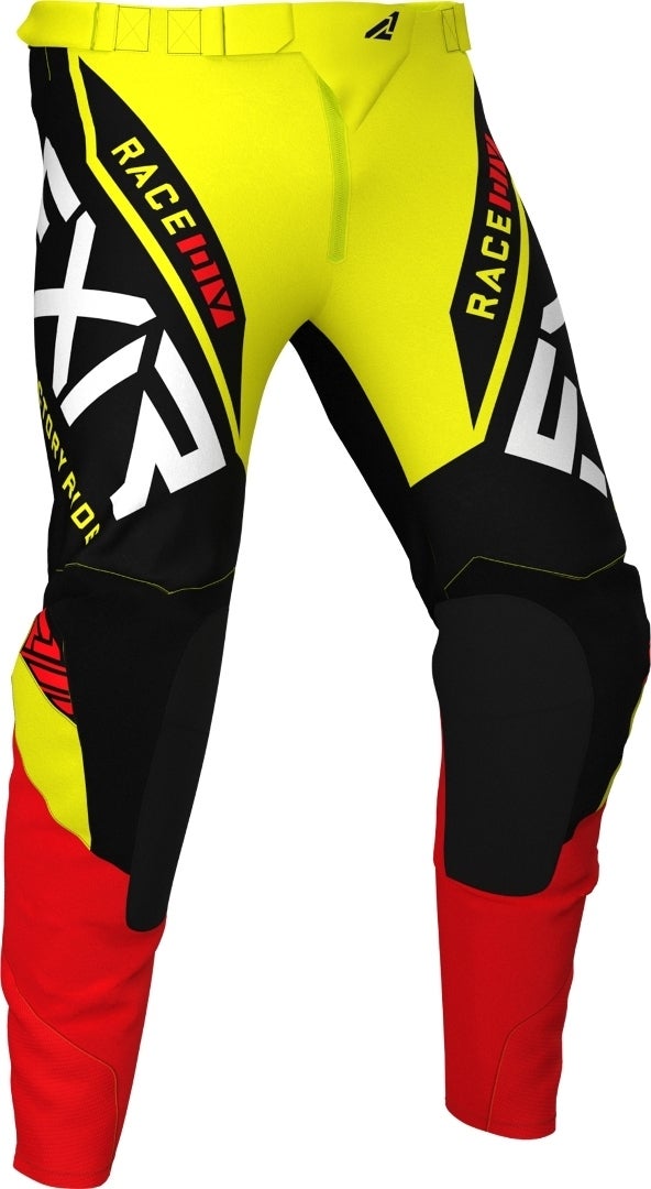 FXR Helium MX Gear Motocross bukser sort/gul/rød 32 Figur 1