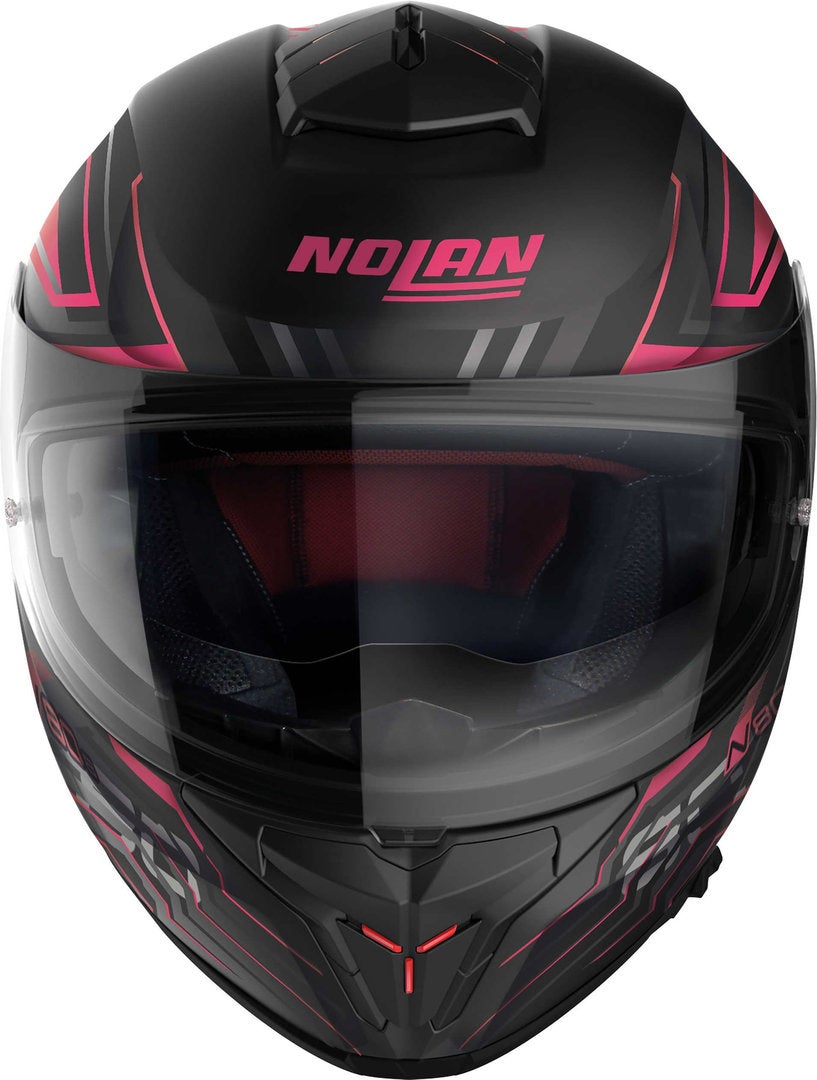 Nolan N80-8 Turbolence N-Com Hjelm sort/grå/pink L (60) Figur 5