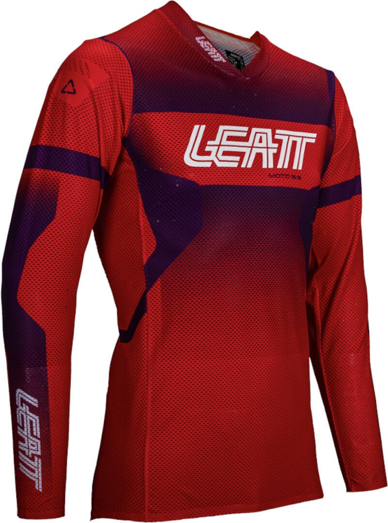 Leatt 5.5 UltraWeld 2025 Maglia da motocross rosso/viola M Figura 1
