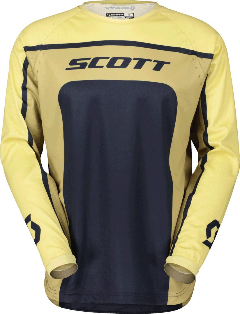 Scott 350 Track Evo 2023 Motocross trøje blå/beige M Figur 1