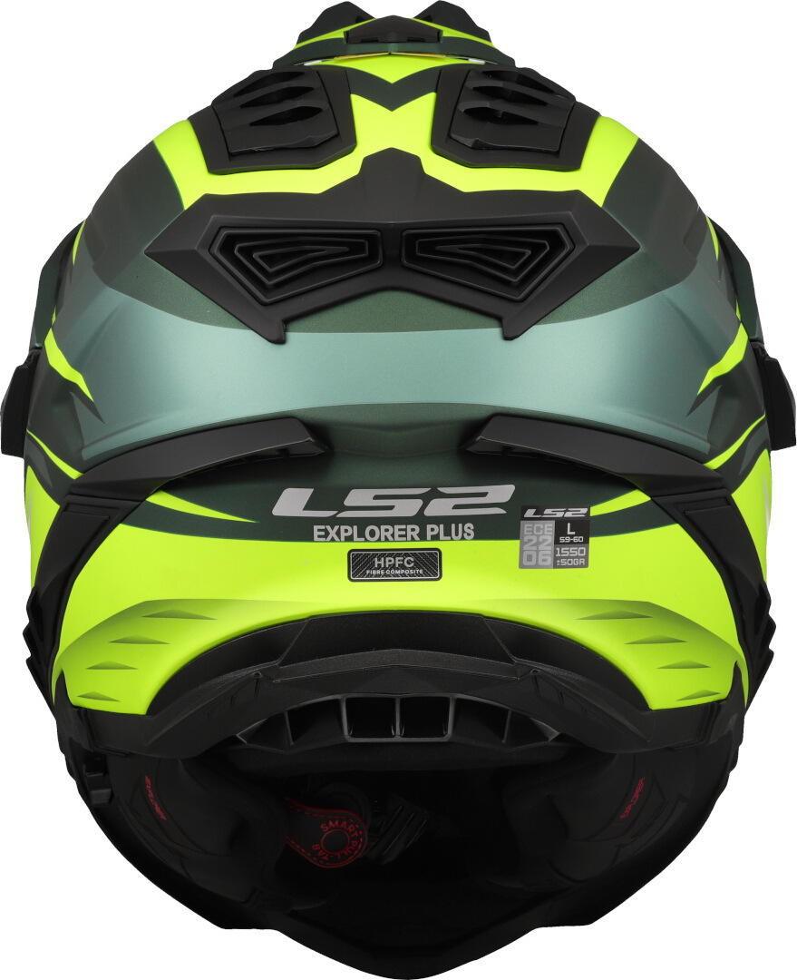 LS2 MX701 Explorer Spire Cască de motocross verde mat/galben neon S (55/56) Figura 4