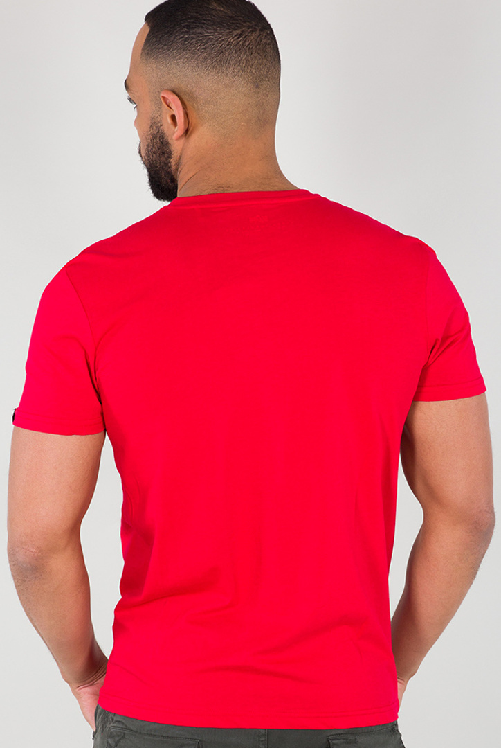 Alpha Industries Basic T Small Logo T-Shirt rot S Abbildung 2