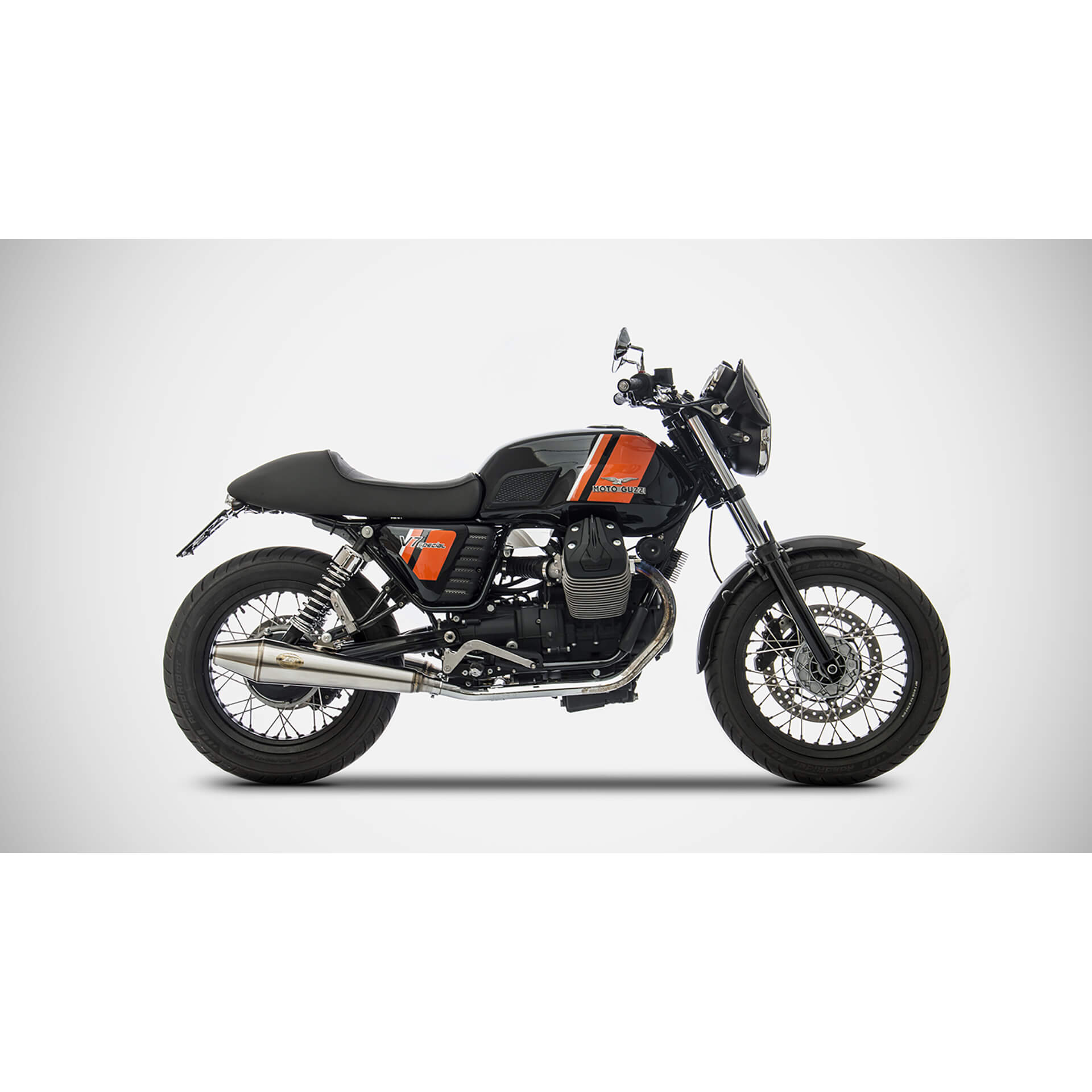 ZARD Moto Guzzi V7 Classic, aço inoxidável 2-2 incl. Cat. Artigo principal Figura 1