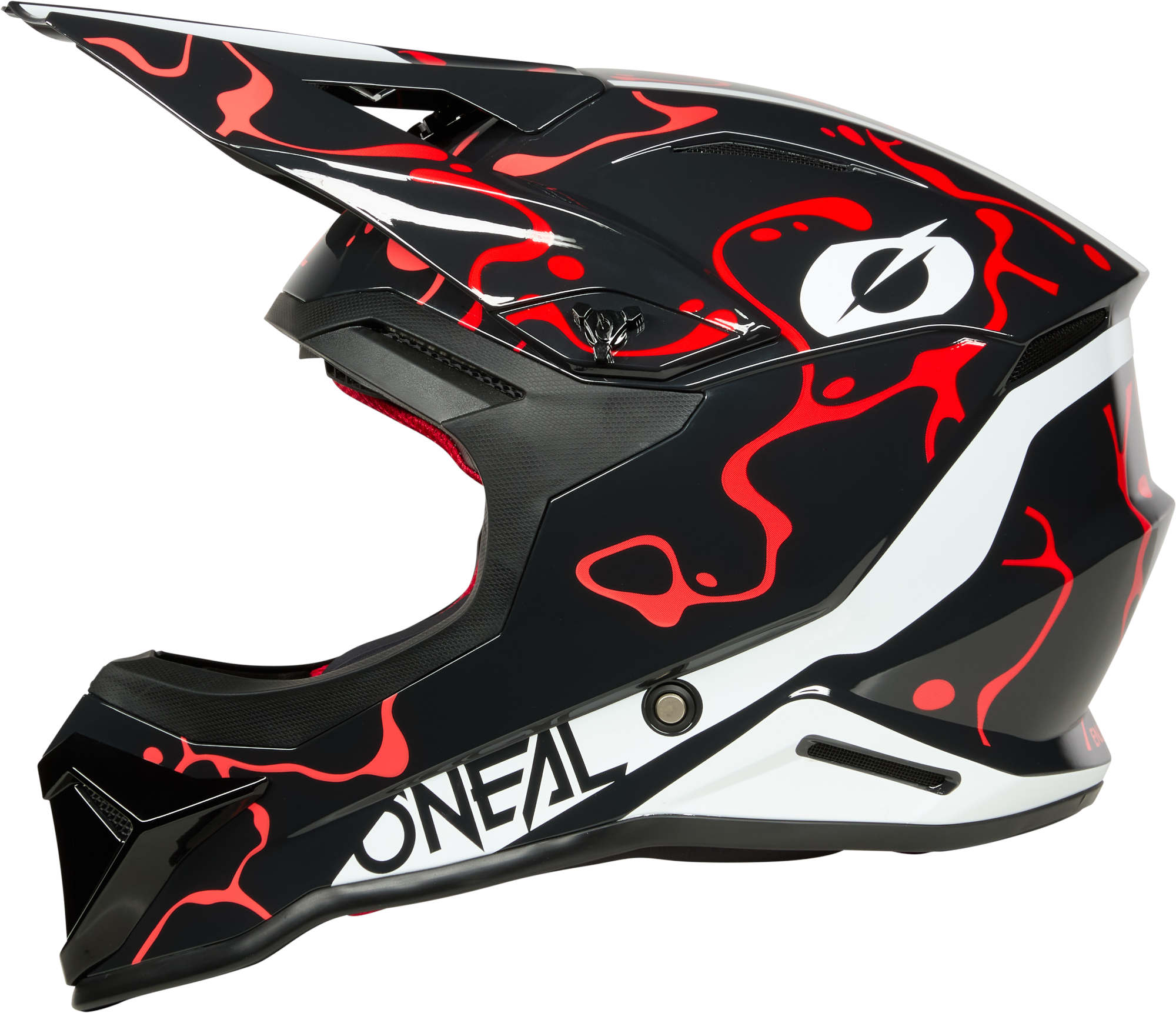 Oneal 1SRS SPLASH Motocross-kypärä musta/punainen XL (61/62) Kuva 5