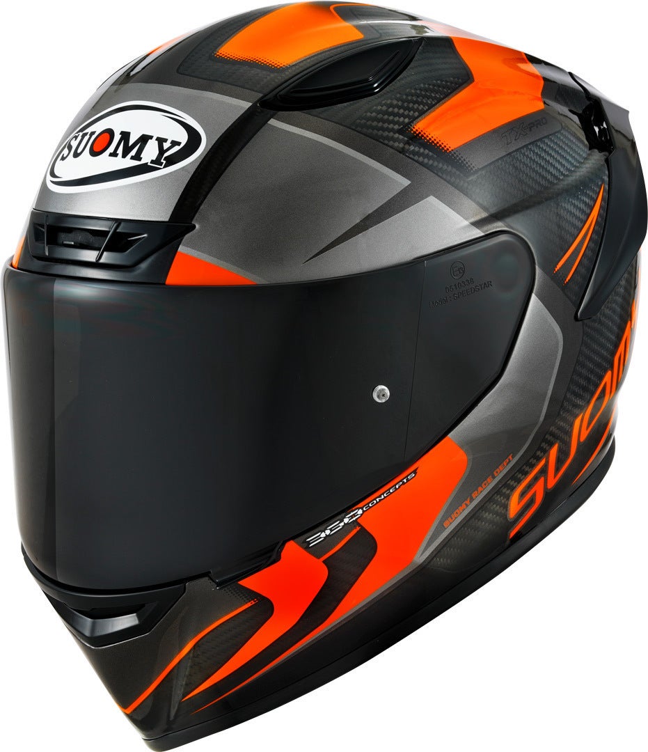 Suomy TX-Pro Advance 2023 Hjelm sort/orange XXL (63) Figur 1