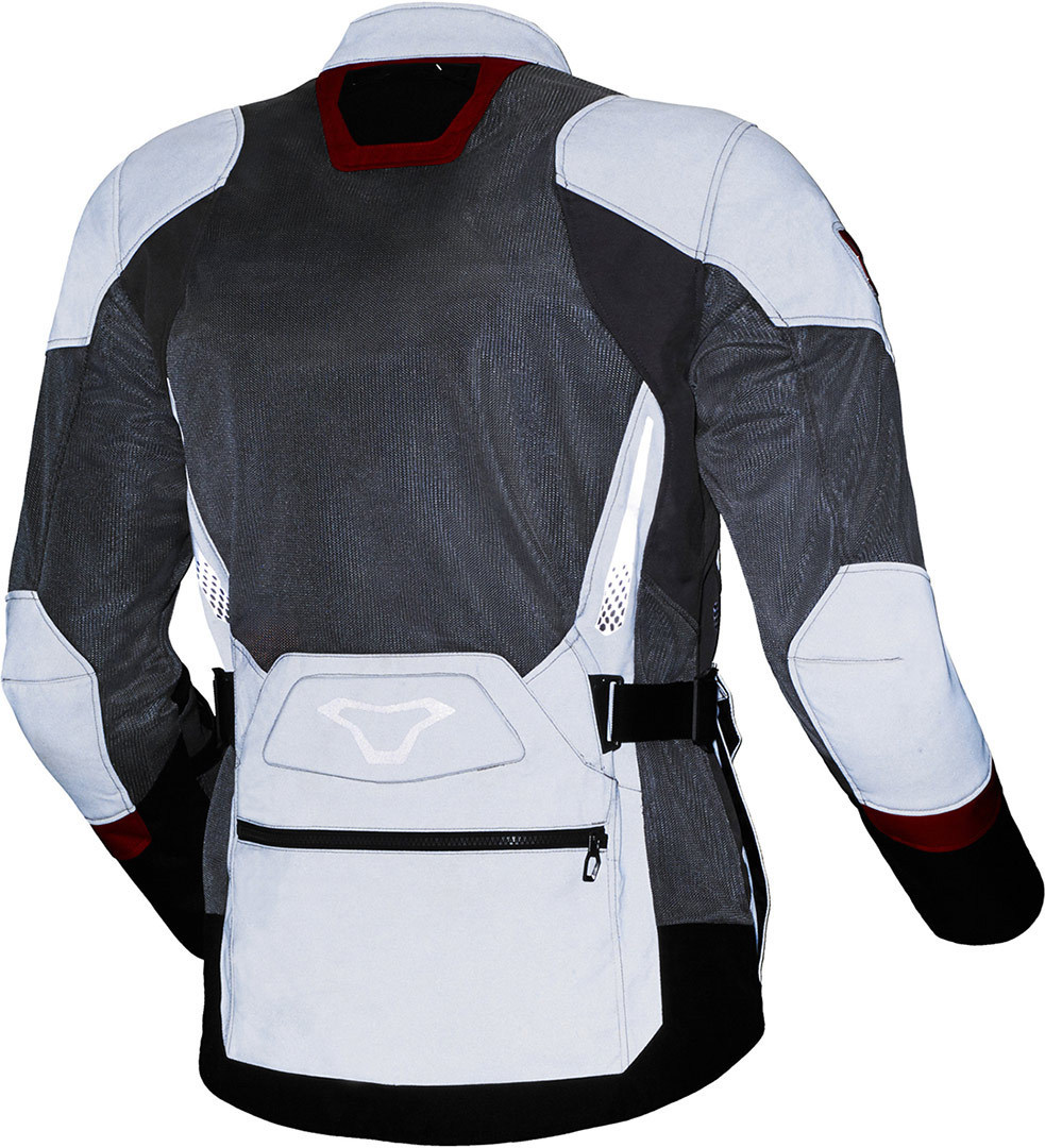 Macna Aerocon NightEye Motorcycle Textile Jacket red L Figure 4