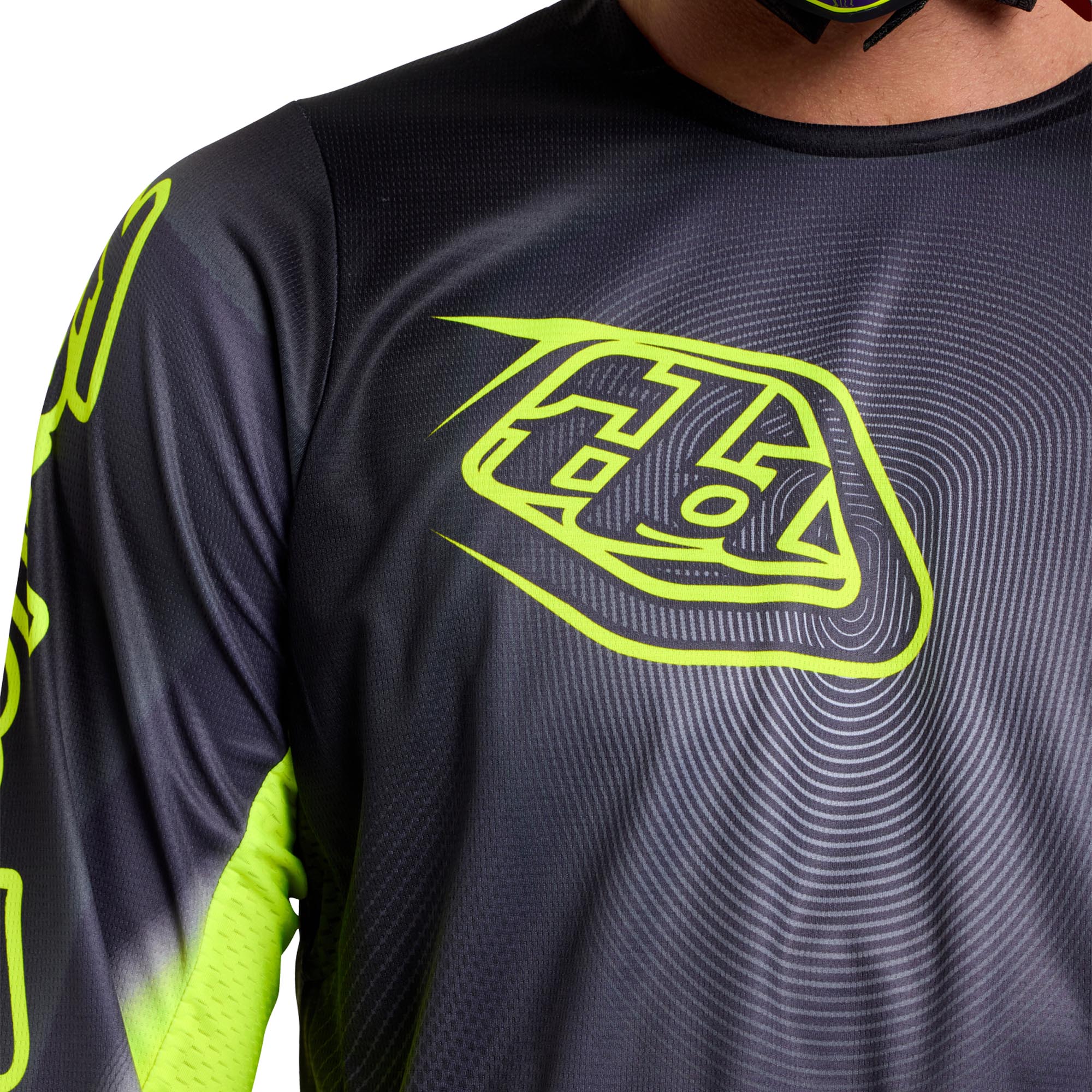 Troy Lee Designs GP Pro Imprint Motocross Jersey grau/neongelb XXL Abbildung 5