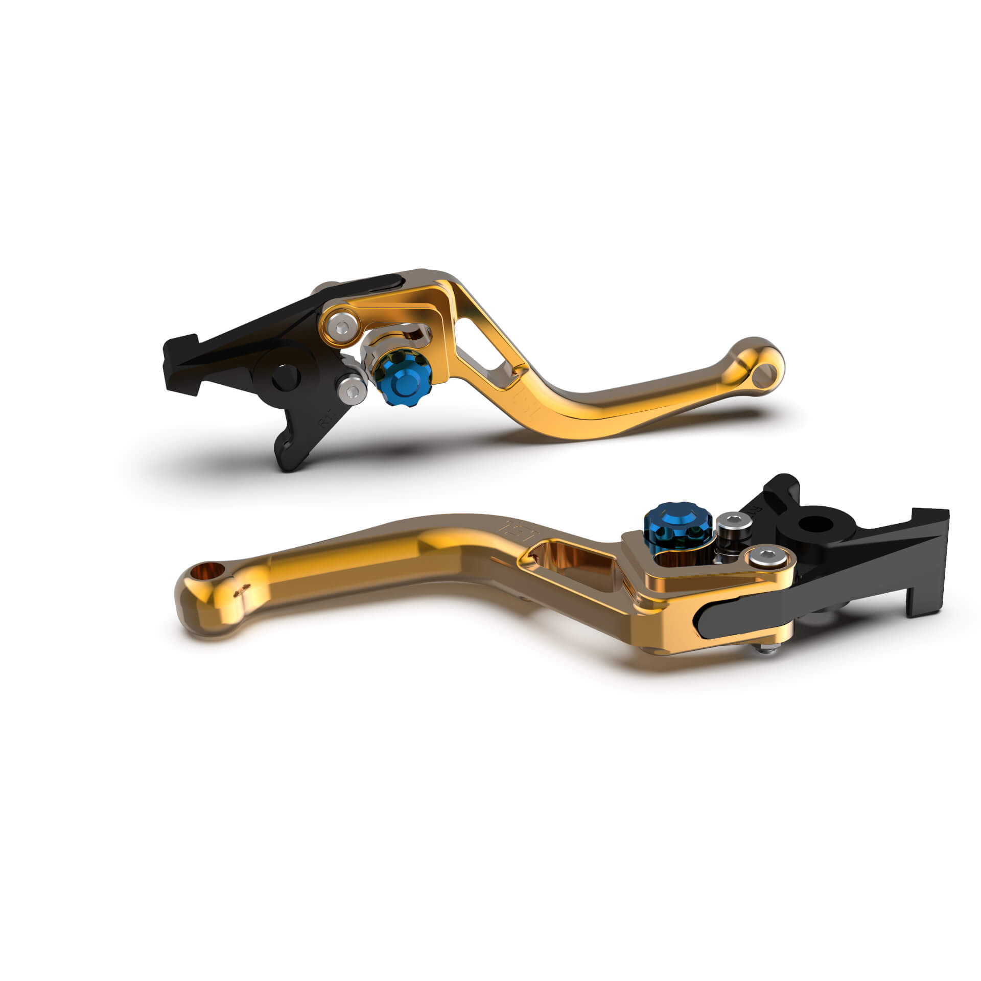 LSL Kobling håndtag BOW, kort L76 Guld Blå Figur 1