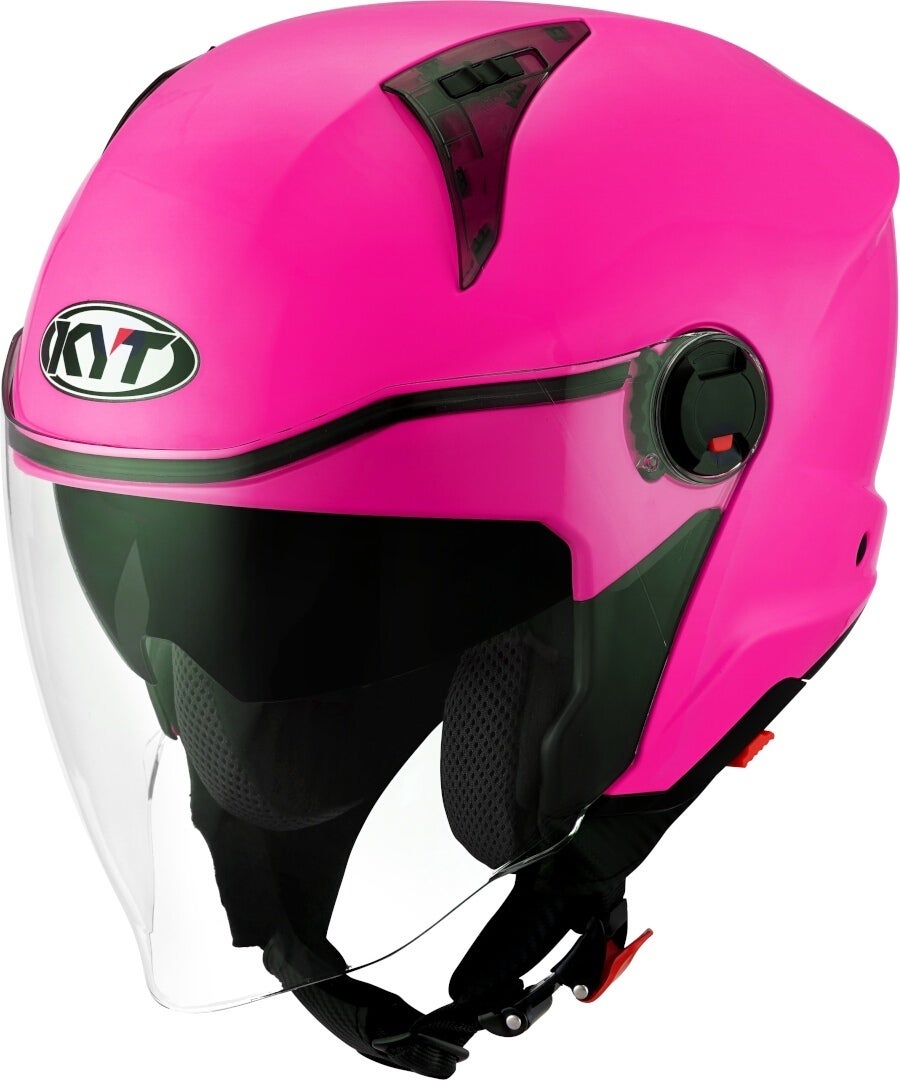 KYT D-City Plain Jethelm pink S (55/56) Abbildung 1