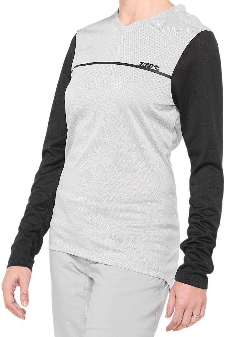 100% Ridecamp Ladies Long Sleeve Bicycle Jersey XL Figure 1