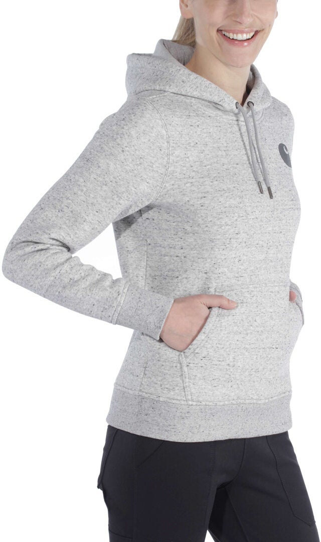 Carhartt Clarksburg Logo Hettegenser for damer grå L Figur 5