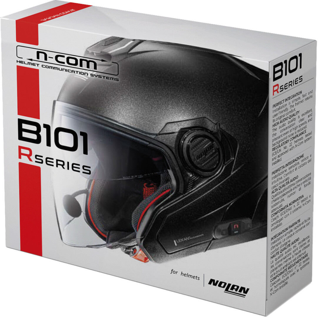 Nolan N-Com B101 R Bluetooth Communication System Single Pack Figure 1