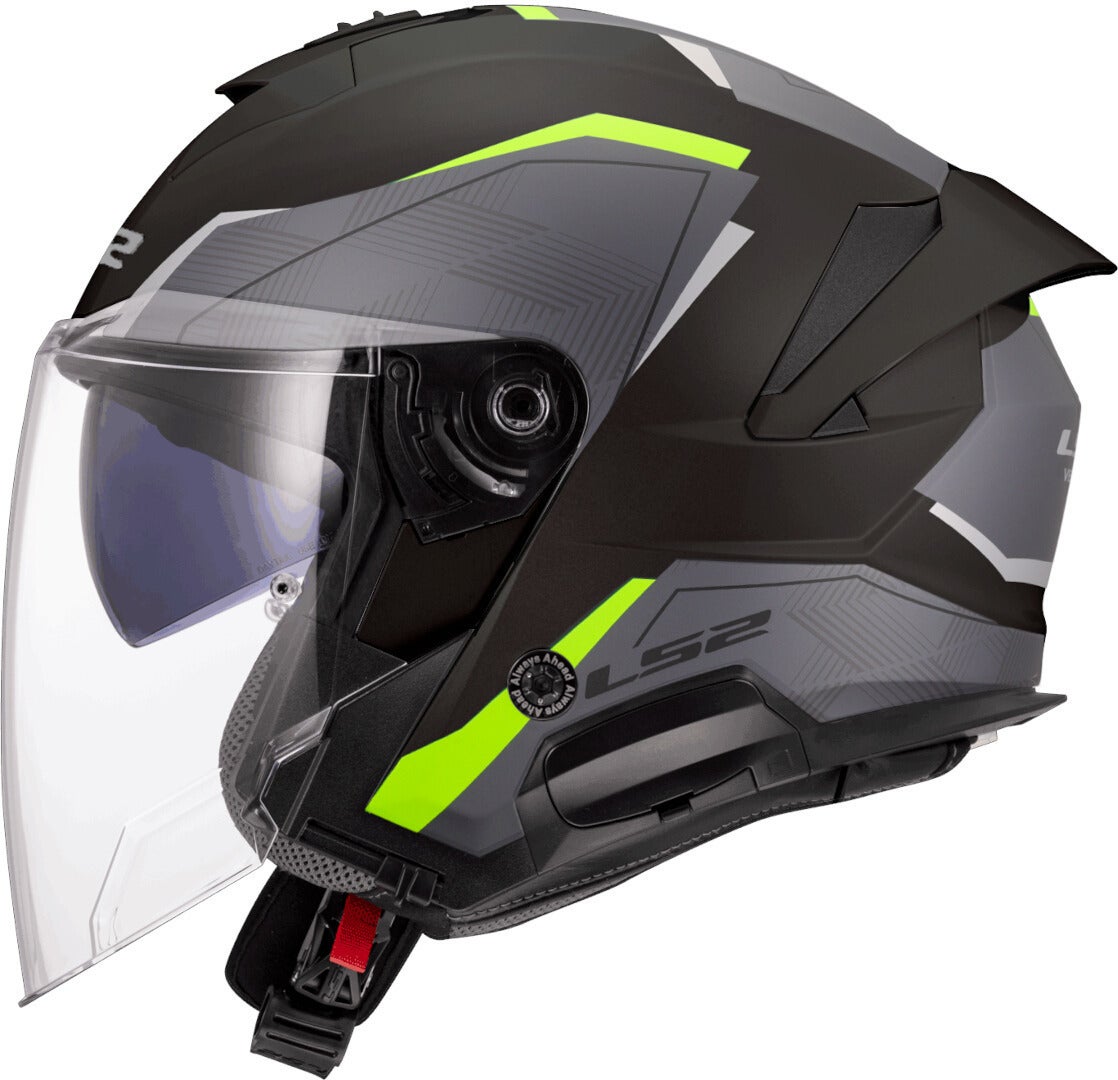 LS2 OF618 Verso II Air Cască cu reacție Negru mat/neon XXL (63/64) Figura 1
