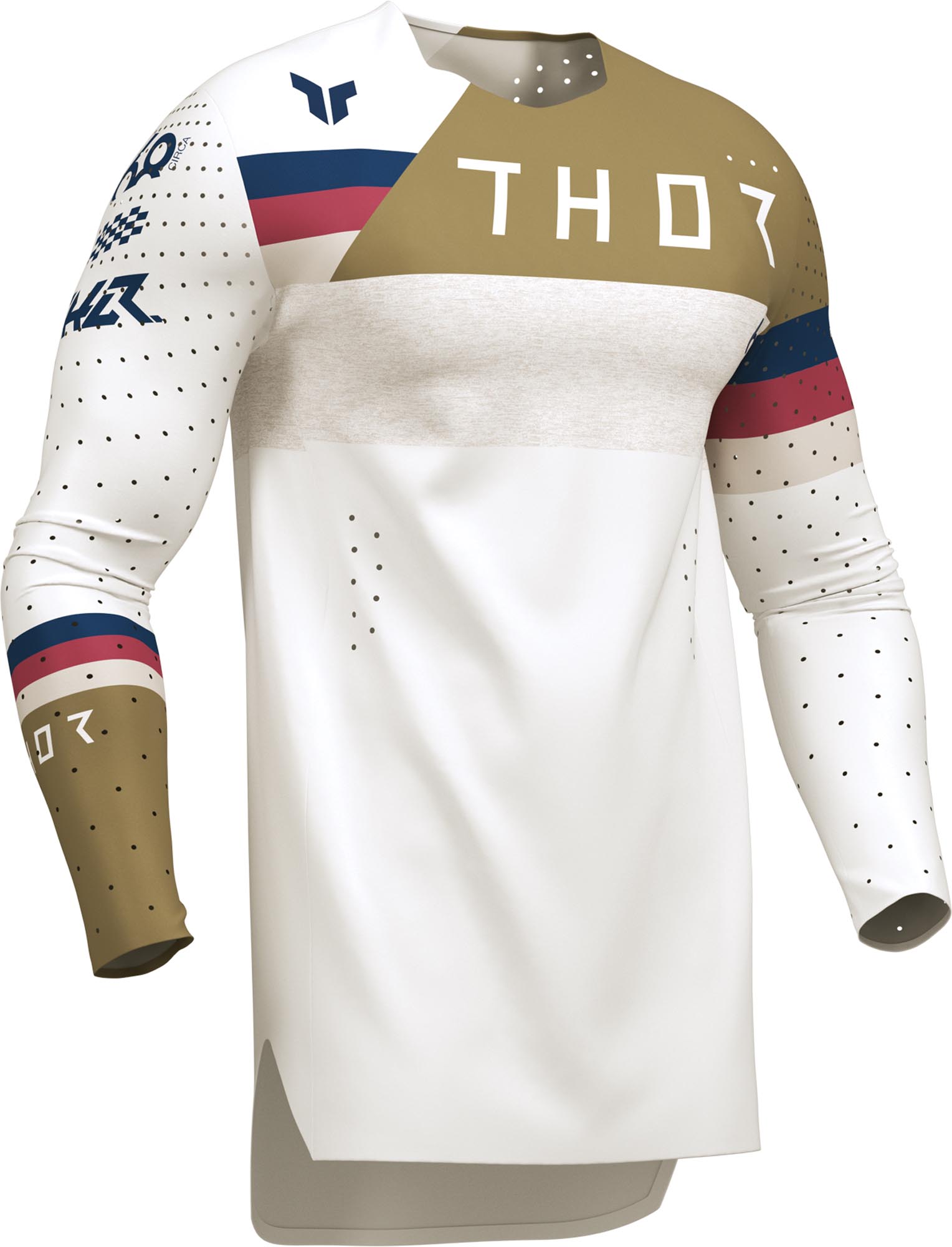 Thor Sportmode League Motocross Jersey white S Figure 2