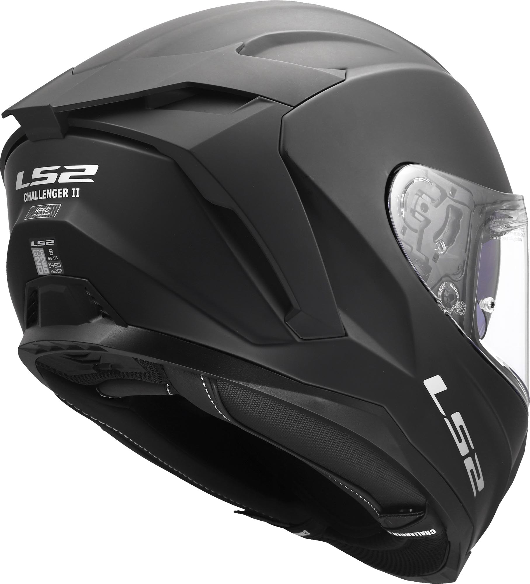 LS2 FF817 Challenger II Casque Noir mat M (57/58) Figure 5